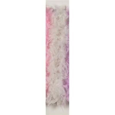 Boa-Feather-Light Pink or White-6Ft