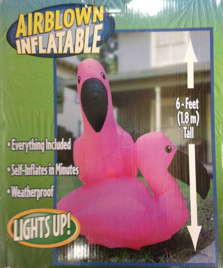 Rental-Inflatable Double Flamingo-1.8m-1Day