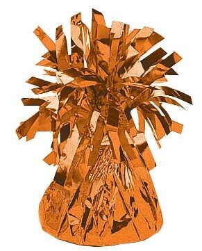 Balloon Weight-Small Foil-Orange-6oz