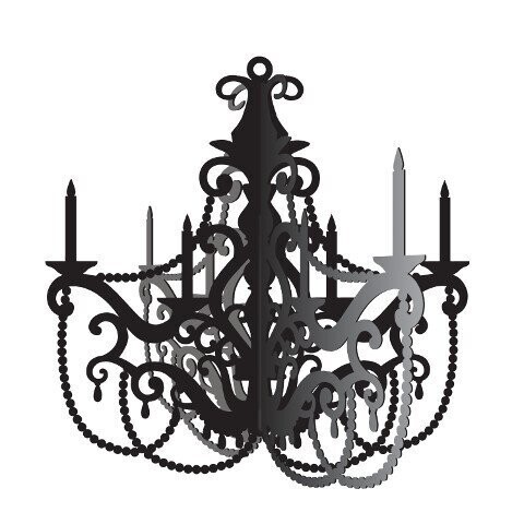 Hanging Decoration-Party in Paris Chandelier-16x16.5&#39;&#39;