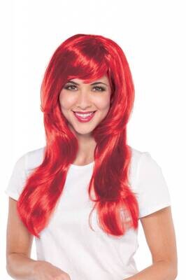 Wigs-Glamorous-Red