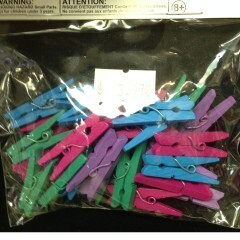 Wood Clothepins-Mini-Glamour-1&#39;&#39;-40pk