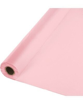 Table Roll-Classic Pink-100ft-Plastic- Discontinued