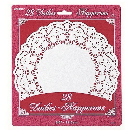 Doilies-Round-White-8.5&#39;&#39;-28pk