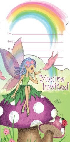 Invitations-Fancy Fairy-8pkg