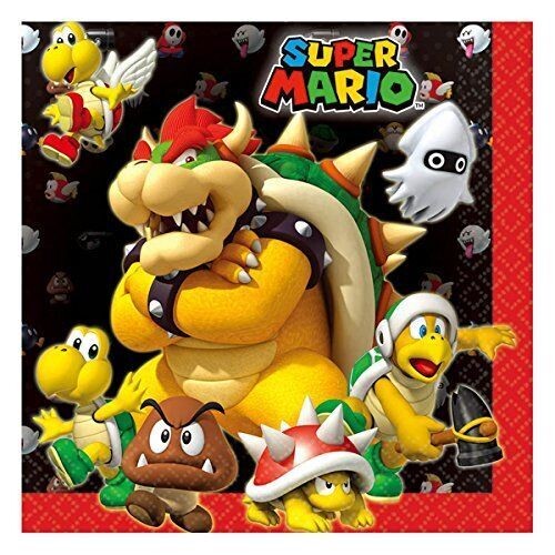 Napkins - LN - Super Mario - 16pk - 2Ply