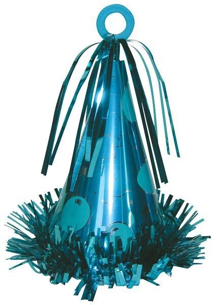Balloon Weight-Party Hat-Light Blue-6oz