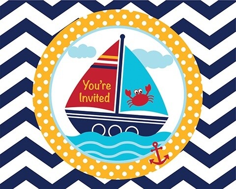 Invitations-Ahoy Matey-8pkg