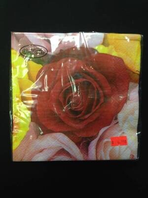 Napkins-LN-Rose Collage-20pkg-3ply (Discontinued)