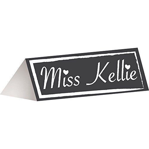 Placecards- Chalkboard -1.5&#39;&#39;x3.75&#39;&#39;-12pk