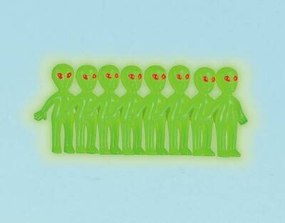 Party Favors- Alien Encounter Value Pack Favors - Glow in the dark