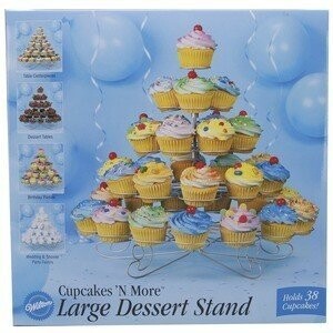 Large Dessert Stand for 38 Cupcakes-5 Levels-1pkg-18&quot;