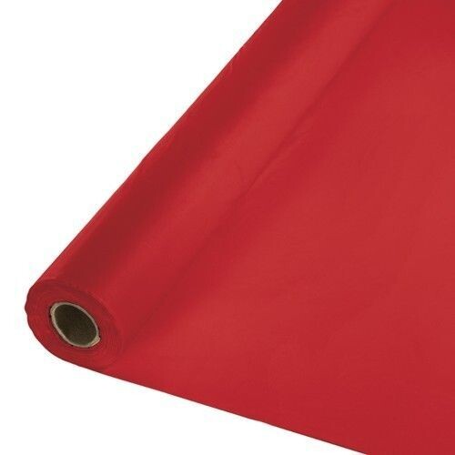 Table Roll-Classic Red-250ft-Plastic