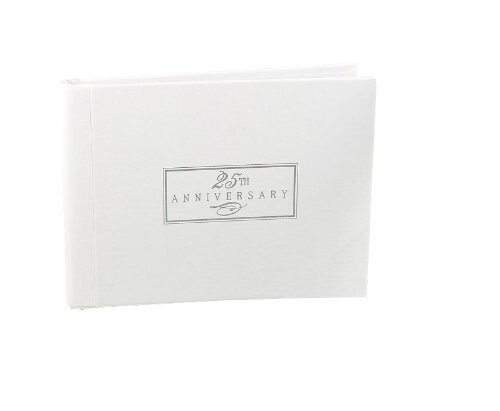 Guest Book- 25th Anniversary-7.25&#39;&#39;x5.75&#39;&#39;