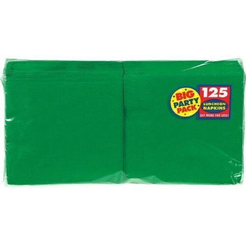 Napkins-LN-Festive Green-Value/125pk