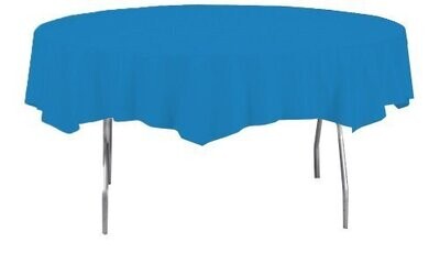 Tablecover-Round-True Blue-Plastic