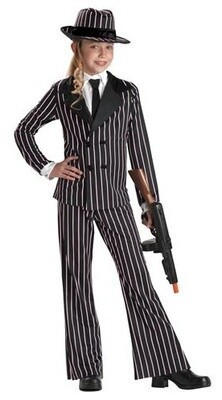 Costume-Gangster Girl-Kids Large