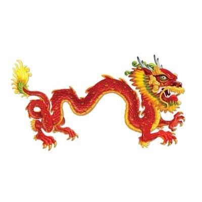 Jointed Cutout-Chinese New Year Dragon-1pkg-6ft