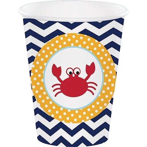 Paper Cups-Ahoy Matey-8pkg- - Discontinued