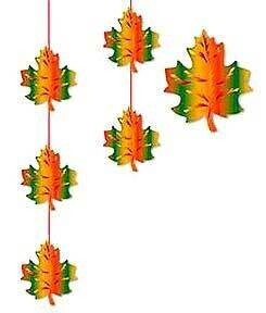 Hanging Stringer-Fall Leaves-1pkg-6.6ft