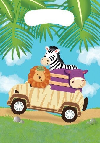 Loot Bags-Safari Adventure-8pkg