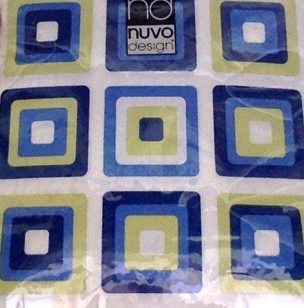 Napkins-LN-Blue &amp; Yellow Squares-20pkg-3ply (Discontinued/Final Sale)
