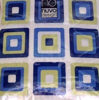 Napkins-LN-Blue &amp; Yellow Squares-20pkg-3ply (Discontinued/Final Sale)