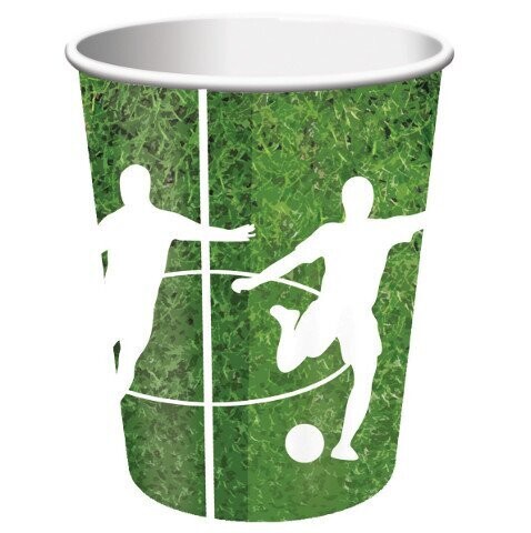 Paper Cups-Soccer Fanatic-8pkg-9oz