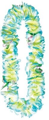 Lei-Blue-Summer Luau-40&#39;&#39;