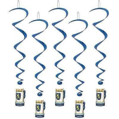 Danglers-Foil Swirl-Oktoberfest-5pkg-3.4ft
