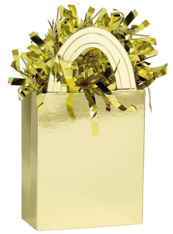 Balloon Weight-Solid Mini Totes-Gold-5.7oz