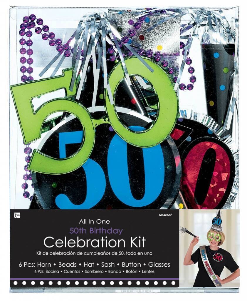 Party Kit-50th Birthday-6pk