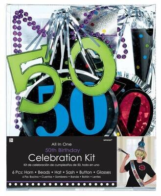 Party Kit-50th Birthday-6pk
