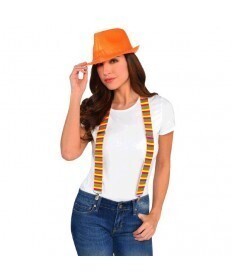 Costume Accessory-Suspenders-Neon-Fabric-1pkg