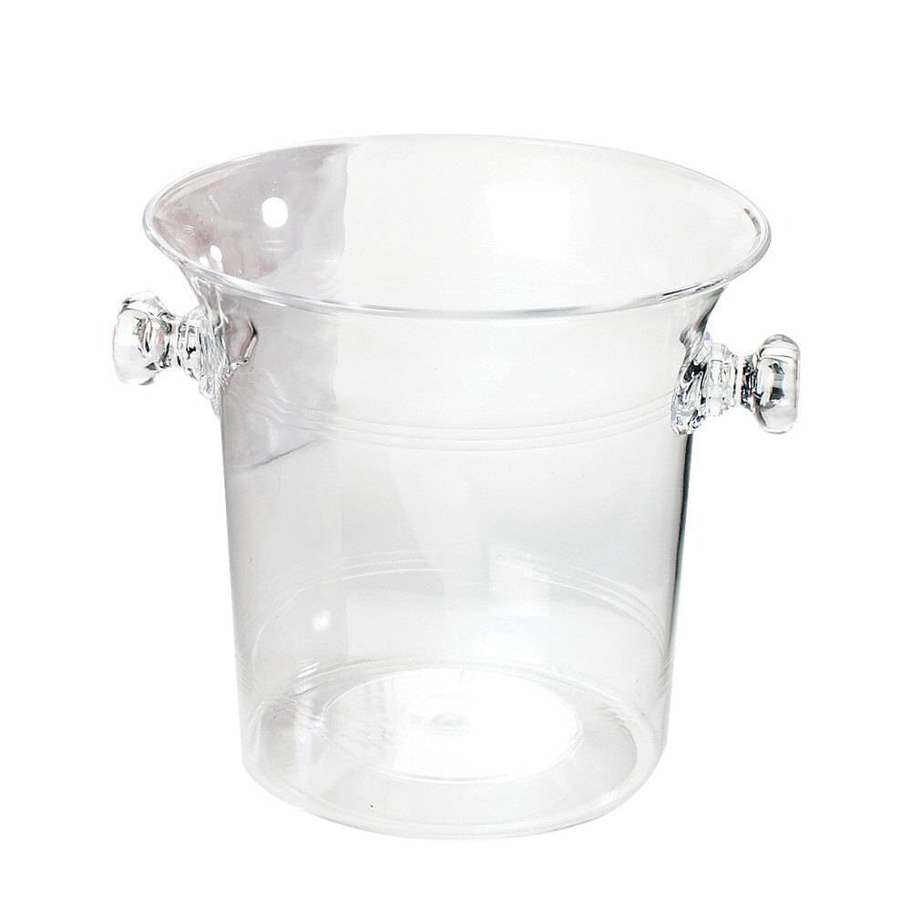 Ice Bucket-Clear-plastic-8&#39;&#39;