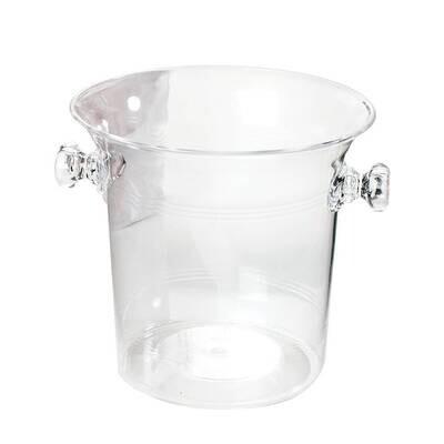 Ice Bucket-Clear-plastic-8&#39;&#39;