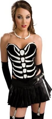 Costume Accessory-Bone Necklace-1pkg 