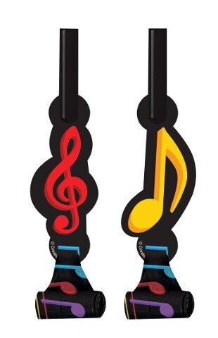 Blowouts-Dancing Musical Notes-8pkg