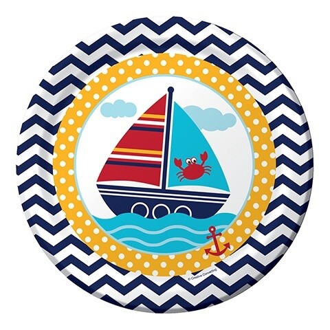 Plates-LN-Ahoy Mate-8pk-Paper - Discontinued