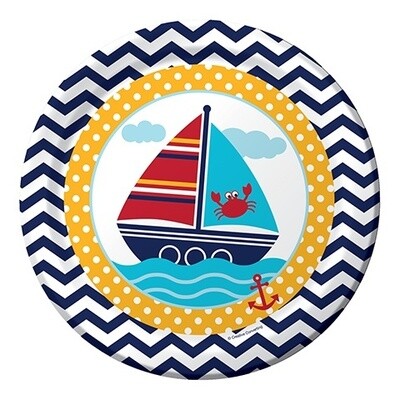 Plates-LN-Ahoy Mate-8pk-Paper - Discontinued
