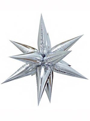 Star-Burst Foil Balloons (Air Fill Only)