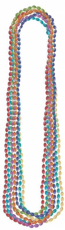Metallic Necklaces-Multi Color-8pk/30&#39;&#39;