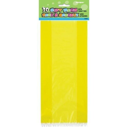 Loot Bags-Yellow-30pk (11.5&#39;&#39;x5&quot;)