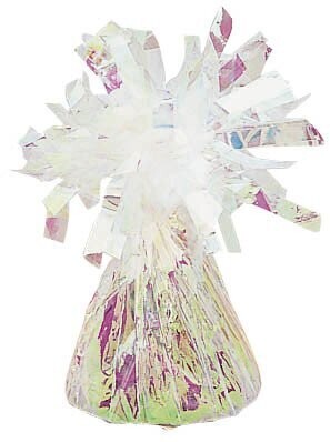 Balloon Weight-Small Foil-Iridescent-6oz