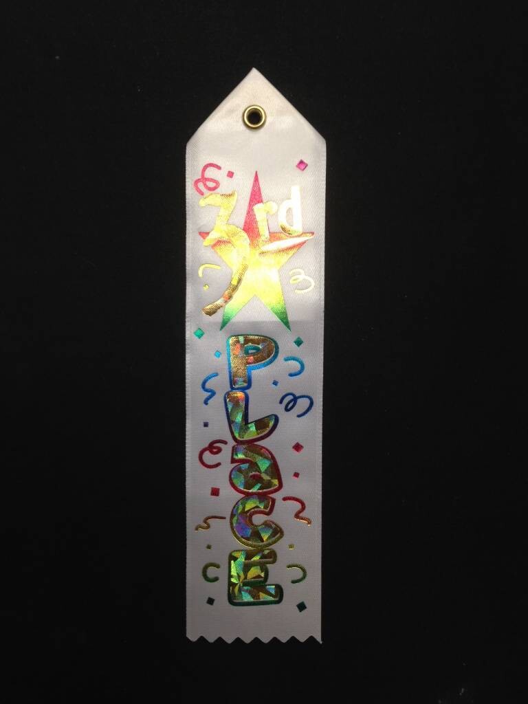 Award Ribbon-3rd Place-8.25&#39;&#39;