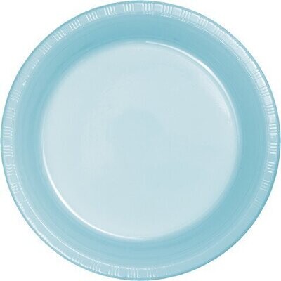 Plates-BEV-Pastel Blue-20pkg-Plastic
