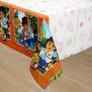 Table cover-Go Diego Go-Plastic-54&#39;&#39; x 96&#39;&#39; (Discontinued)