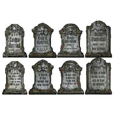 Cutouts-Halloween Tombstones-1pkg-16&quot;