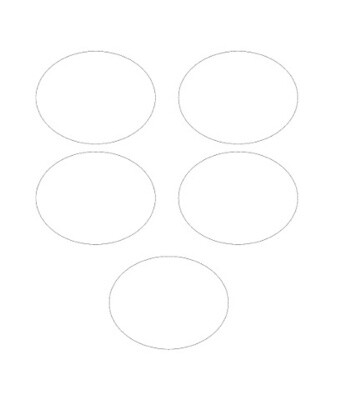 Labels-White Ovals-10pkg