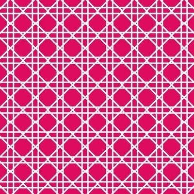Napkins-BEV-Cane Magenta-24pkg-3ply(Discountinued/Final Sale)